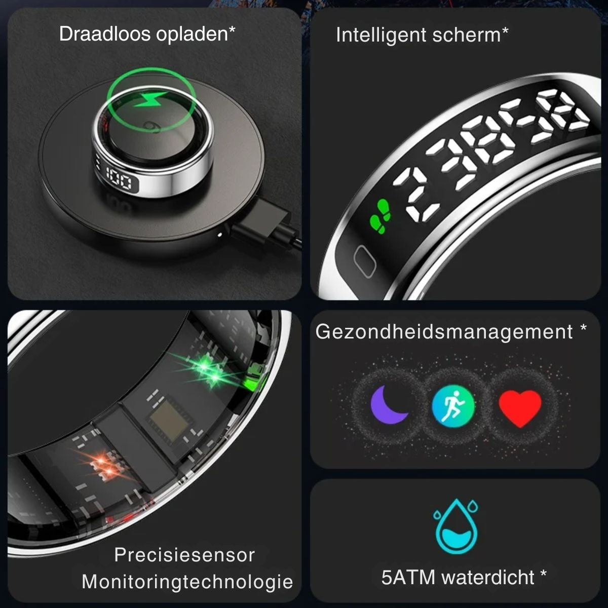 smart ring gezondheidsmonitoring