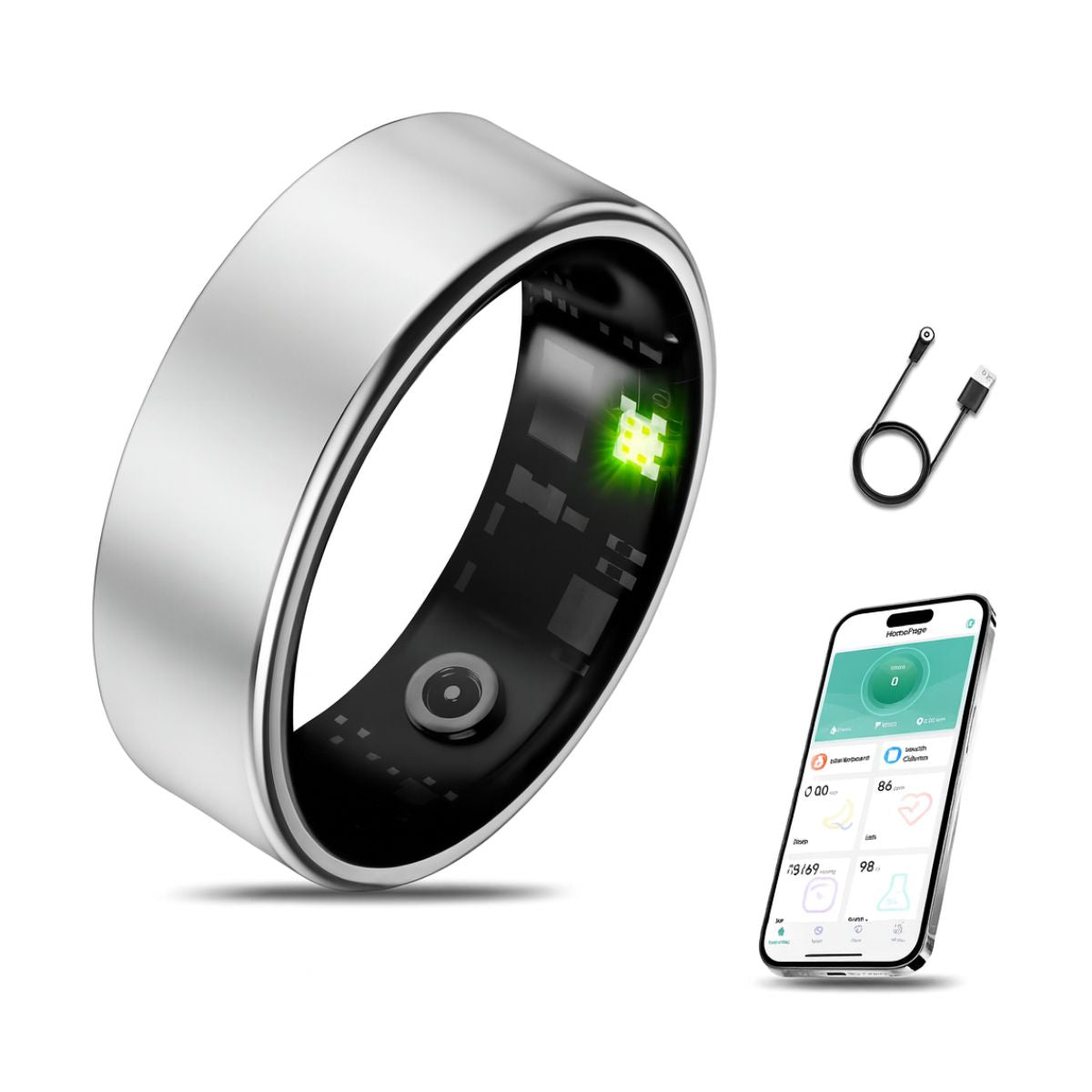smart ring met accessoires
